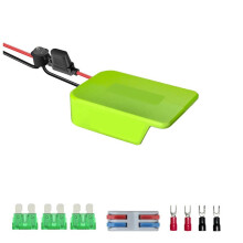 Adaptador de Rueda de Potencia A Batería para Batería para de 40 V de Iones de Litio con Fusible e Interruptor para Luces de Trabajo de Juguetes