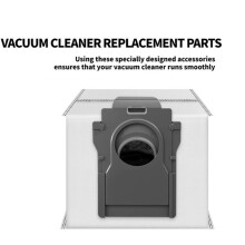 12PCS Vacuum Dust Bags for MOVA P70 Pro Ultra Vacuum Cleaner Large Capacity Replacement Dust Collection Bags