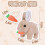 Διαδραστικό παιχνίδι Hopping Bunny 2025, ηλεκτρικό λούτρινο παιχνίδι κουνελιού με 2