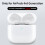 Θήκη ασύρματης φόρτισης για AirPods 4, κουτί φόρτισης ακουστικών Bluetooth με θύρα USB 3