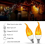 E14 LED Flame Bulb 3W, 3 Lighting Modes, 4 Pack Decorative Flickering Flame Effect Bulbs for Home Decor, Warm Light 4