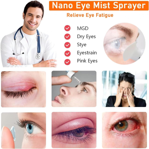 Nano Facial Mist Spray, Μίνι επαναφορτιζόμενος ατμομάγειρας χειρός με ζεστή κομπρέσα, 2