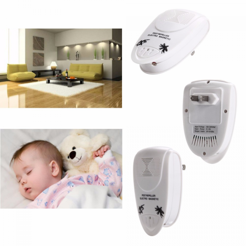 Ultrasonic Bat Repeller 2 Pack, Electronic Indoor Bat Deterrent for Home, Fast Acting Pest Control Device 1