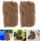 2 stk statiske gresstufter for modelllandskap, miniatyrvegetasjon DIY-materialer 7