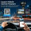 Three Way 1080P Dash Cam Night Vision Loop Record 2In Screen DVR 5
