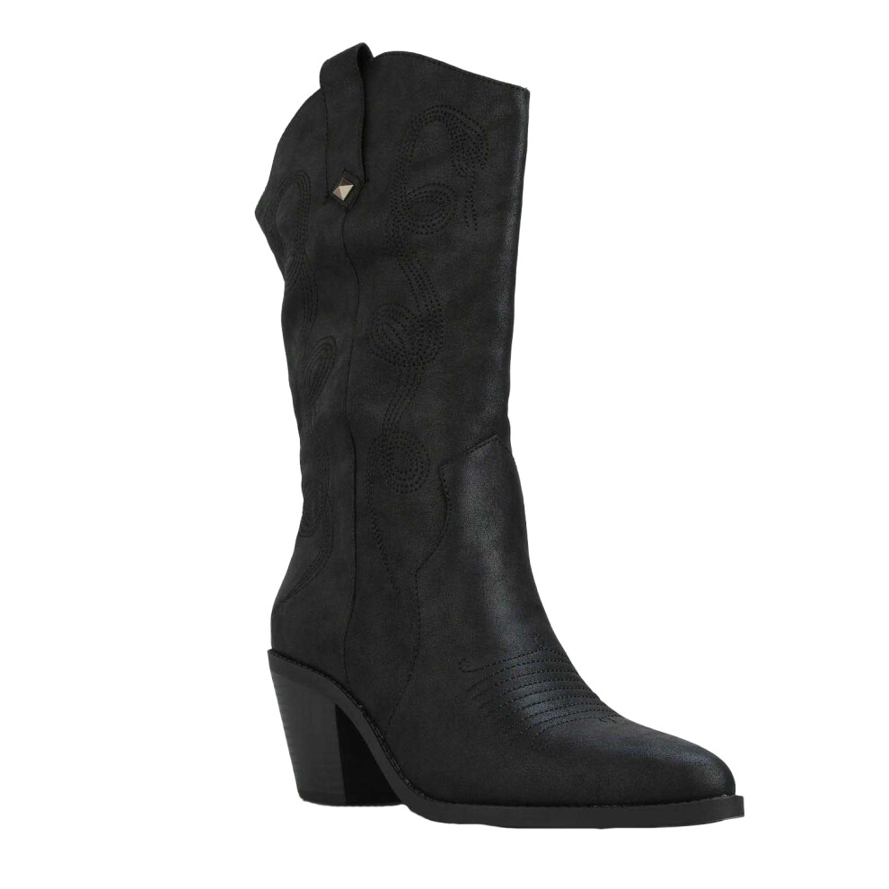 Rocket Dog (5 Uk, Black) Womens/Ladies Feria Embroidered Cowboy Boots