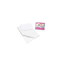2 Piece Duvet Quilt & Flat Pillow Set compatible with Baby Cot Bed 100% Polycotton (135x100 cm)