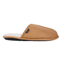 (11 UK-12 UK, Brown) Farah Mens Ahlers Mule Slippers