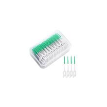 200 PCS Interdental Brushes Dental Floss Brush Adaptive interdental Brush Dual-Use Dental Floss Sticks Portable Oral Tooth Clean Floss Tooth Gap Brush
