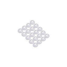 20 PCS Plastic Radiator Pipe Collars Strong White Plastic Pipe Covers Sleeve compatible with 16 mm Diameter Pipe