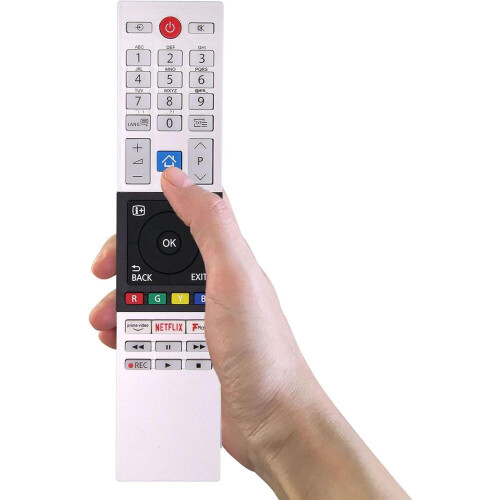 Replacement Remote Control for Smart Television, Plastic TV Remote Replacement Controller, Black Home Accessory 1