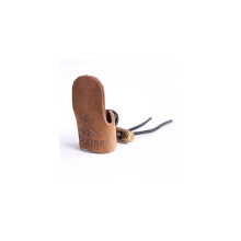 2Pcs Archery Thumb Finger Tip Protector Leather Thumb Ring Guard Ring Gear Tab Pull Bow Glove compatible with Hunting Reurve Release Protect