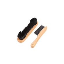 2Pcs Pool Table Brush Cleaner Kit, Billiard Table Brush Snooker Pool Table Brush with Cloth Brush Table Rail Brush Wooden Handle Cleaning Tool