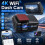 Front Rear Dual Lens 4K UHD WiFi Dash Cam With Night Vision Loop Recording 1