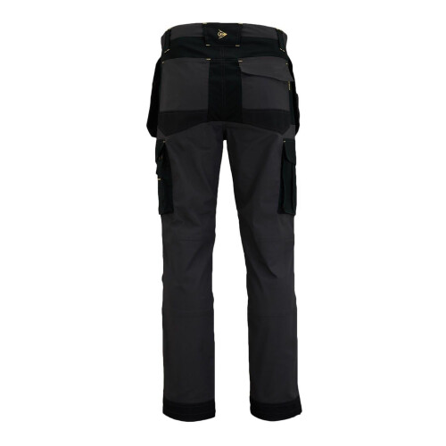 Dunlop (30R, Black) Dunlop Mens Endurance Regular Work Trousers 1