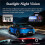 3 Channel 1080P Car Dash Cam DVR Night Vision Loop Recording Rear Camera 5