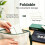 Mahjong Card Holder for Table,Slide-in Under Mat Design, Angled Viewing, Foldable, Space-Saving Accessory 4