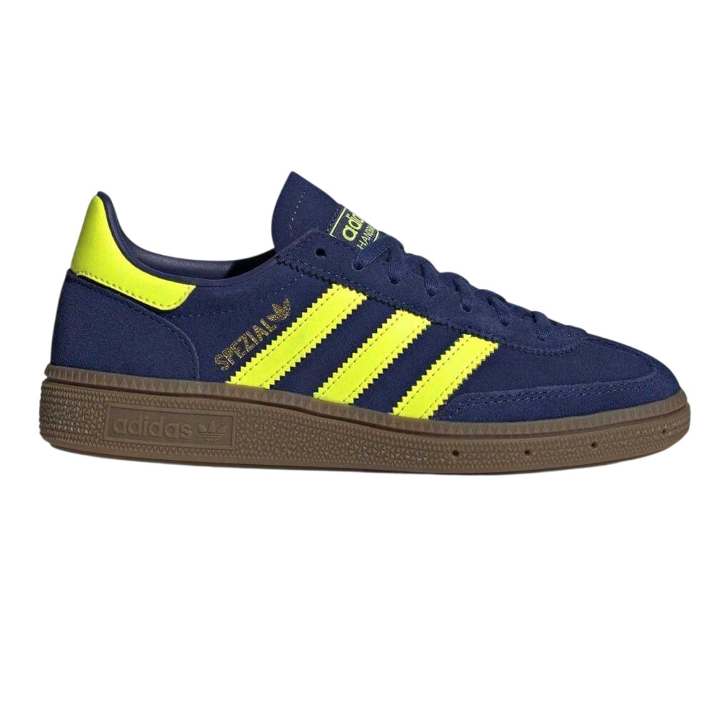 Adidas (4.5 Uk, Blue/Yellow) Childrens/Kids Handball Spezial Cow Suede Trainers
