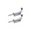 2 PCS 128MM Heavy Duty Spring Latch Pins,Spring Loaded Gate Latch 1