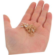 3 stk. dame metallkjede belte midjekjede kombinasjon for mote fest strandantrekk rhinestone magesmykker