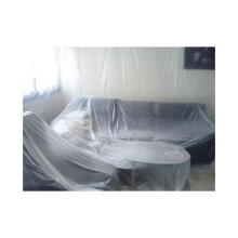4m x 25m Large Plastic Dust Sheet | Polythene Dust Sheet Roll All-Purpose Decor8 Visqueen