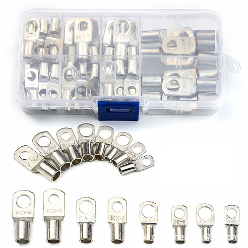 8 Arten von Kupferdrahtbefestigungen, 60er-Pack Silver