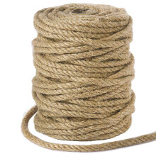 5mm Thick Natural Jute Twine Rope - 30m Garden String compatible with DIY Crafts, Macrame, Gift Wrapping, Cat Scratcher, Gardening, Rustic Brown
