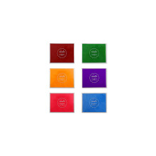 6 Colors Large Scrapbooking Ink Pads, Washable Craft Stamp Pads compatible with Drawing Learning Education, Colorful DIY Finger Ink