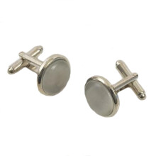 Dress Cufflinks - Pearly Grey