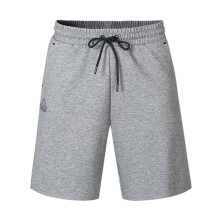 (L, Grey Marl) Kappa Mens Fleece Shorts