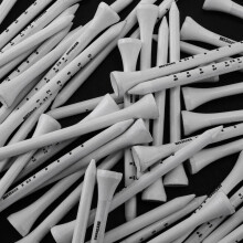 100 Stücke Professionelle 83 mm Weiß Holz Tees Zubehör Trainings Hilfen