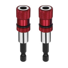 2X 1/4 Hex Shank Electric Drill Magnetic Screwdriver Bit Holder Tool Magnetism Limit Adjustable Extension Rod