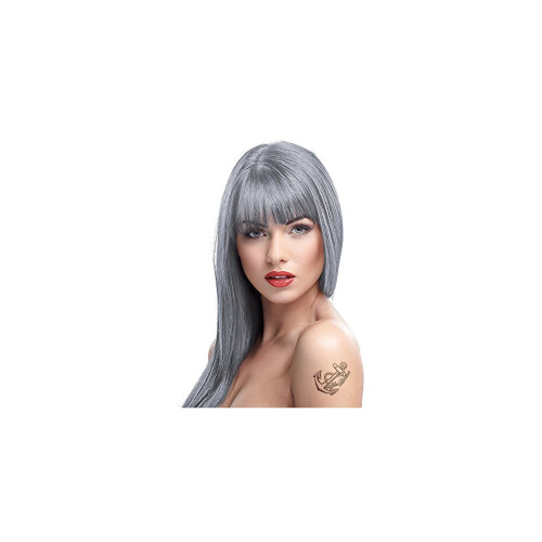 2 x Crazy Colour Semi Permanent Hair Colour 100ml, , , silver, 2