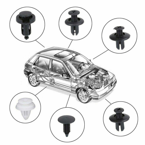 Befestigungselemente für Auto/ Kunststoffnieten 50er-Pack 1