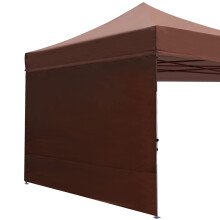 ABCCANOPY Instant Canopy SunWall 10x10 FT, 1 Pack Sidewall Only, No Frame and Top, Brown
