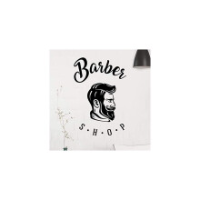 Barbers Shop Gentlemen Salon Vinyl Sign Hairdressers Hair Window Lettering Sticker