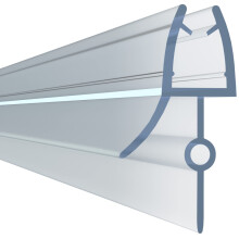 Bath Shower Screen Door Seal compatible with 4-6mm Glass Up to 28mm Gap