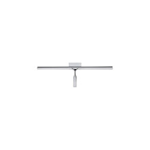 Bathroom squeegee Terni Jumbo shower squeegee with wall attachment to stick on metal 40 x 17 x 35 cm chrome