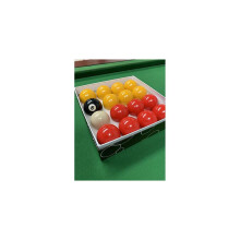 BCE Red and Yellow 2 in Pool Ball Set with 1 7/8 in Cue Ball - 16-Ball UK Standard Size, Afcompatible withdable