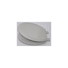Bemis Whisper Grey Chicago STA-TITE Toilet Seat 5000ART492 – Moulded Wood, Adjustable Hinges, Universal Fit