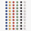 60 Pieces Chinese Checkers Glass Marbles Set with Solid Colors - 16 Millimeters 3