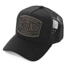(One Size, Black) Societe Noir Unisex Adult Trucker Cap