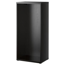 IKEA BESTÅ Cabinet Frame-Black Brown 60x40x128cm