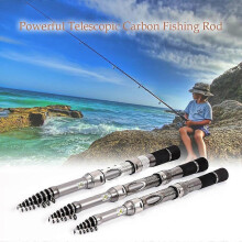 Ultra Light Carbon Fiber Collapsible Fishing Pole 1.5m 1.8m 2.1m Travel Kit