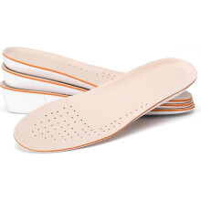 Solette invisibili traspiranti per aumentare l'altezza di 1,5 cm, unisex, per scarpe intere, taglie M35-40