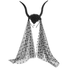Spooky Halloween Sheep Horn Headband with Horns for Women Party