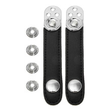 1 ensemble de boucle de ceinture à soufflet accordéon en cuir de vachette double couche et accessoires accordéon universels