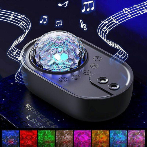 Galaxy LED Star Projector Bluetooth Speaker Spaceship Nightlight for Bedroom Home Decor