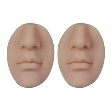 (2pcs) Dispenser di sapone in silicone a pressione, dal design a forma di naso, da parete per bagno e cucina.