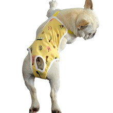 (Yellow, XL) Dog Sanitary Pants, Adjustable Soft Cotton Shorts, Prevents Urination in Inappropriate Places, Sizes S M L XL